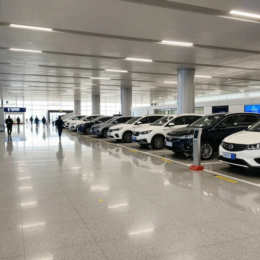 Valet intake and key handover at Melbourne Airport valet reception